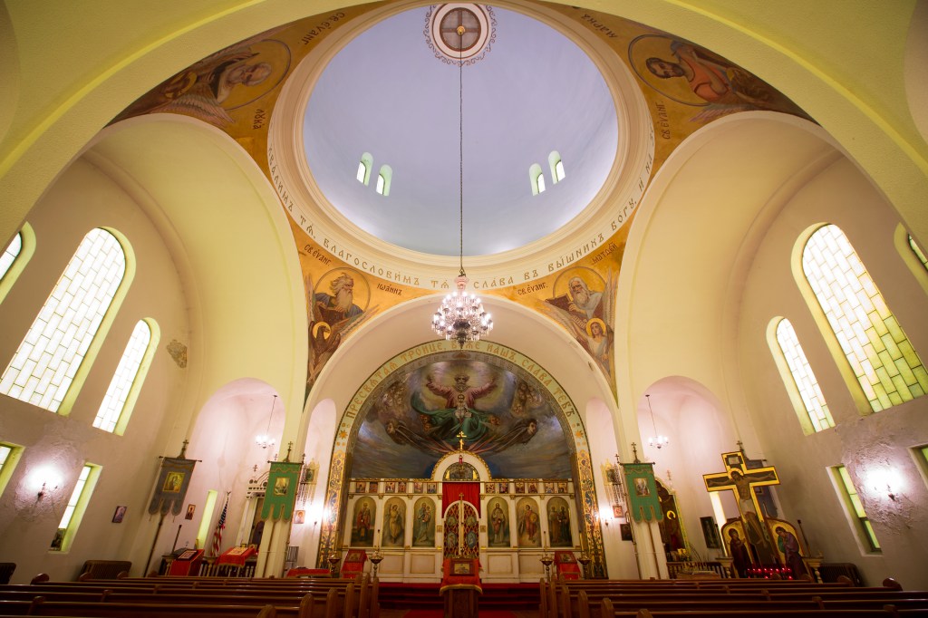 Assistant Professor in the Shool of Architecture and Planning at Saints Peter & Paul Orthodox Church in the Lovejoy Section of Buffalo, NY Photographer: Douglas Levere