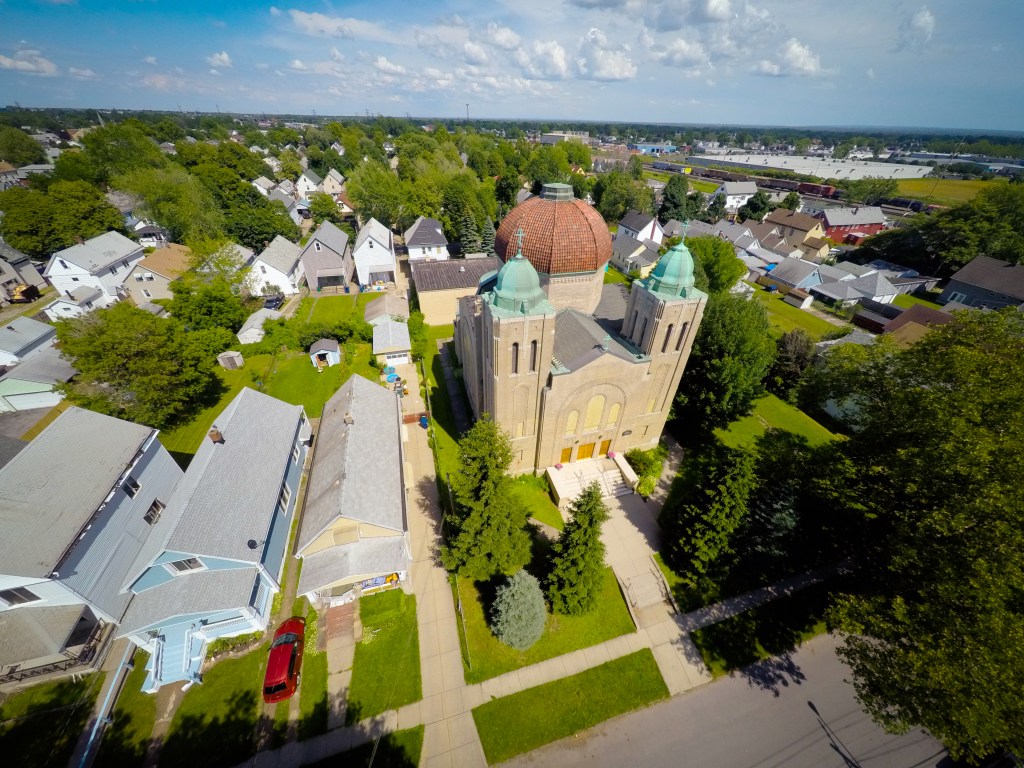 Sts. Peter and Paul Church, Lovejoy neighbourhood of Buffalo, NY. Photo: Douglas Levere.